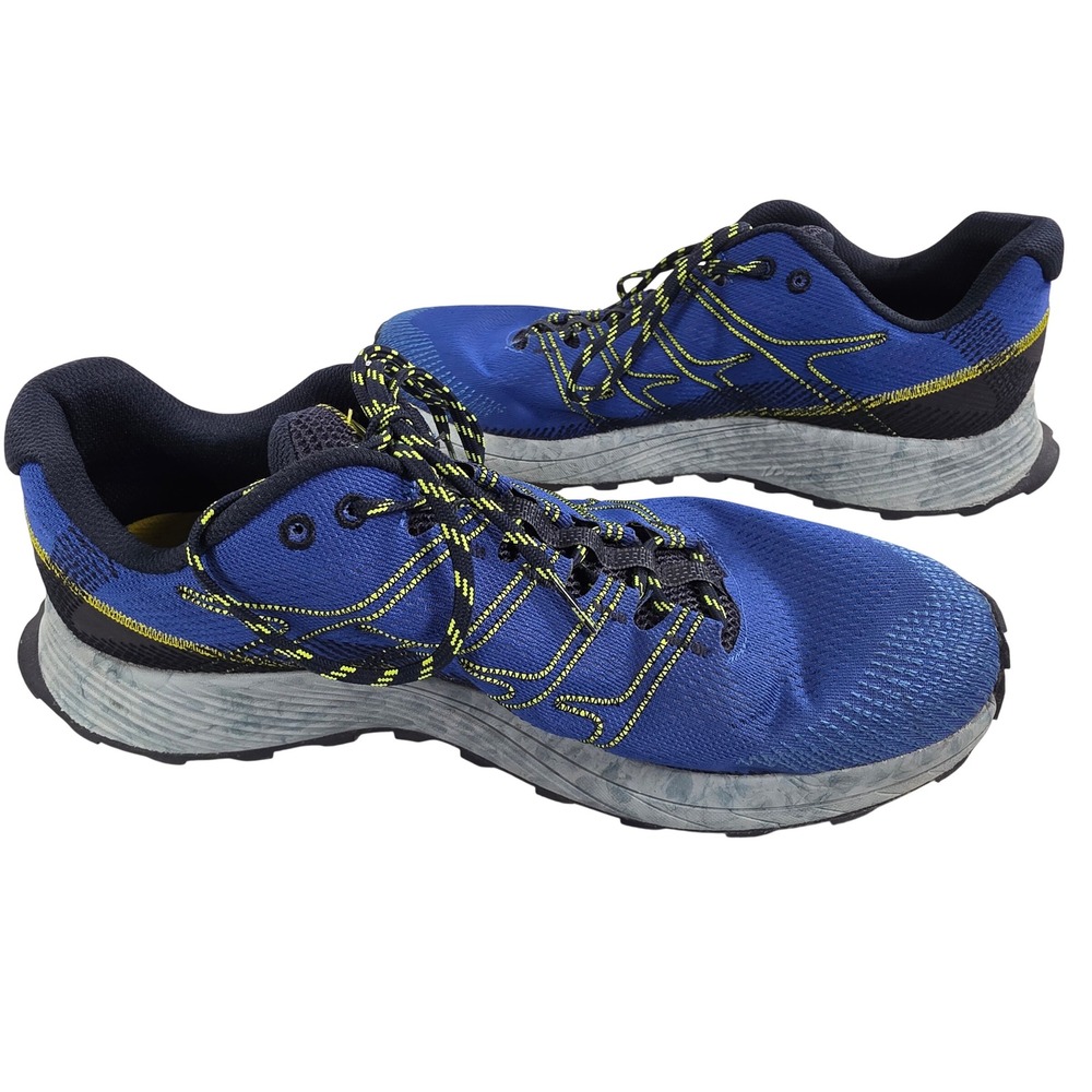 Merrell Moab Flight Mens Trail Running Shoes Blue Yellow J066747 Size 11.5 - Picture 3 of 7